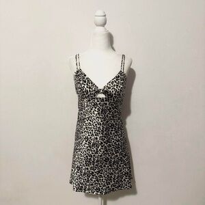 Victoria’s Secret leopard print slip dress